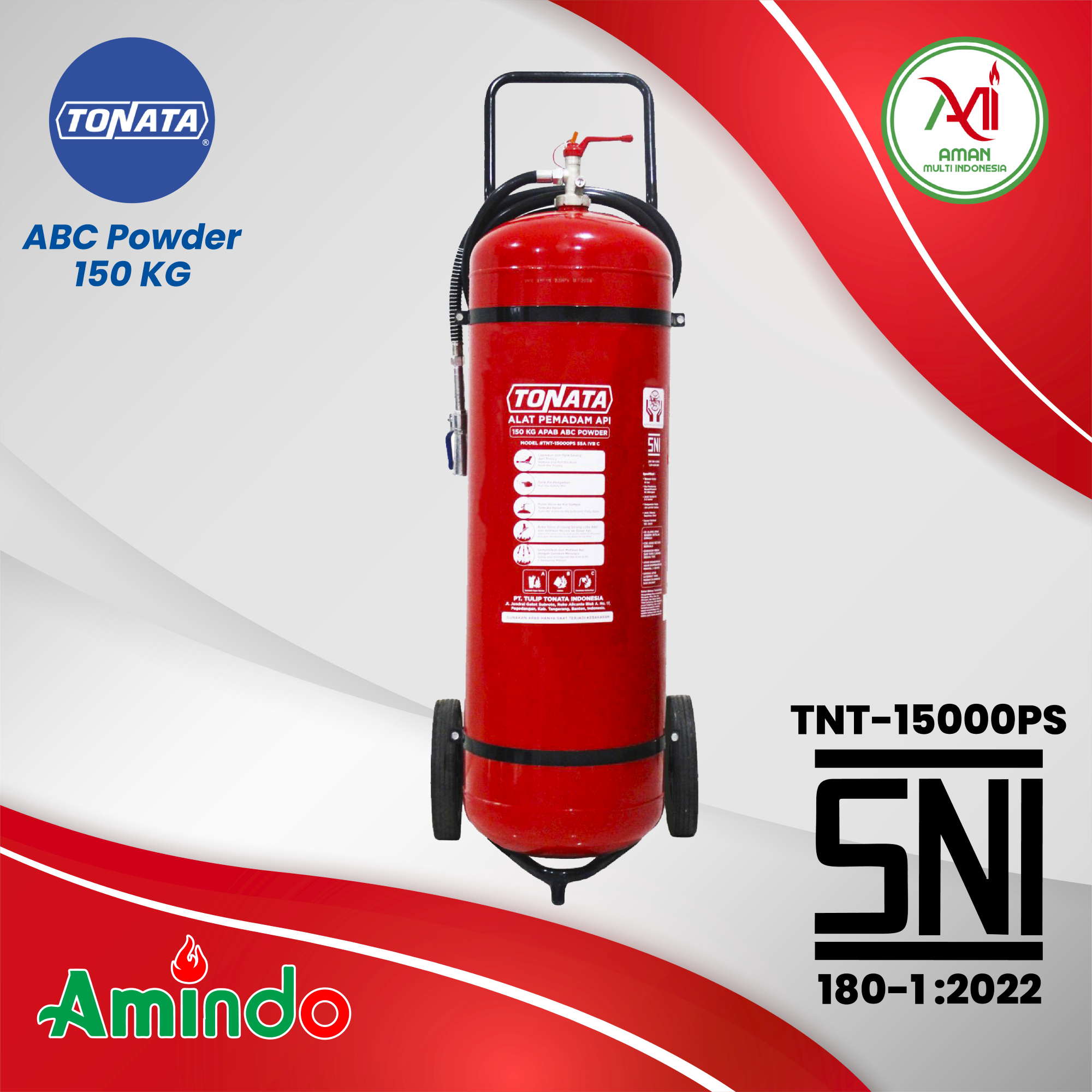 Alat Pemadam Api Tonata SNI / APAB ABC Powder 150 kg